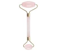 Rouleau pour le visage en pierres précieuses - Outil de soin de la peau en cristal naturel avec double têtes de rouleau et pochette en coton - (quartz rose, jade, améthyste, obsidienne noire et plus
