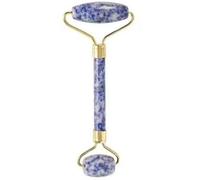 Rouleau pour le visage en pierres précieuses - Outil de soin de la peau en cristal naturel avec double têtes de rouleau et pochette en coton - (quartz rose, jade, améthyste, obsidienne noire et plus