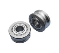 Rouleau pour Piste Industrielle 2PCS Silencieux | Acier à roulement, fond rainuré, modèle LFR5201-10, silencieux, longue durée de vie