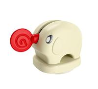 Rouleau presseur de dentifrice | Outil de pressage de tube de dentifrice, motif éléphant avec poignées, réutilisable, support essoreur pour pâte à dents économise de la crème pour