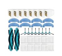 Rouleau Principal, Brosse Latérale, Filtre, Chiffon De Nettoyage, Sac À Poussière ; Compatible Avec Cecotec, Conga, Pièces Détachées For Aspirateur 7690 Y80(Set m)