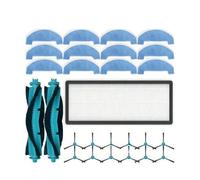 Rouleau Principal, Brosse Latérale, Filtre, Chiffon De Nettoyage, Sac À Poussière ; Compatible Avec Cecotec, Conga, Pièces Détachées For Aspirateur 7690 Y80(Set i)