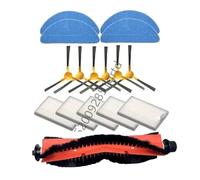 Rouleau Principal, Brosse Latérale, Filtre, Chiffons De Nettoyage, Compatibles Avec Les Aspirateurs Robots ABIR, X5, X6, X8 Et Ropo Glass 3.(8pcs)