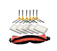 Rouleau Principal, Brosse Latérale, Filtre, Chiffons De Nettoyage, Compatibles Avec Les Aspirateurs Robots ABIR, X5, X6, X8 Et Ropo Glass 3.(3pcs)