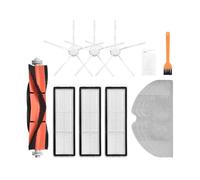 Rouleau principal Brosse primaire Brosses latérales Vadrouille Filtres HEPA Pièces Accessoires Compatible avec Xiaomi Mijia 1C 1T Dreame F9 Robot Aspirateur (couleur : 12 pièces)