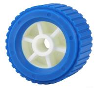 Rouleau Quille Bateau 108mm EVA PP Résistant 4pcs(Blue) | Matériau EVA et PP pour durable, résistance marine, roulement fluide, diamètre 108mm, lot de 4