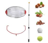 Rouleau ramasse-fruits en acier inoxydable - Confortable - Réglable - Pour pommes, oranges, mandarines, poires, pêches, mangues, pommes de terre