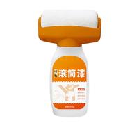Rouleau Réparation Murale 500g - Applicateur Pâte à Reboucher | Brosse Roulante Multifonction 2-en-1 | Outil Portable pour Couvrir Graffitis, Rayures et Taches, Bricolage Sîmple et Rapide