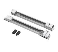 Rouleau robuste de 300 kg Capacité | Base de roues universelles pour laveuse/réfrigérateur/meubles | 24 rouleaux lisses, extensible 45-70 cm (Silver)