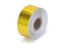 Rouleau ruban isolant thermique pour tuyau d'échappement, ruban d'isolation thermique pour échappement Turbo Heat Silencieux pour moto D'échappement De Moto(5cm 2m gold)