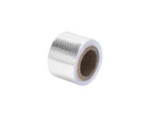 Rouleau ruban isolant thermique pour tuyau d'échappement, ruban d'isolation thermique pour échappement Turbo Heat D'échappement De Moto Silencieux pour(2.5cm 5m silver)