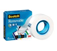 Scotch Ruban adhésif Magic II repositionnable 19 mm x 33 m 1 rouleau
