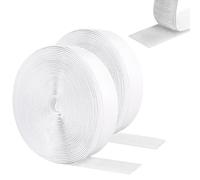 Rouleau Scratch Autocollant,Scratch Autocollant Double Face,Scratch Autocollant Pour Moustiquaire,Bande Scratch Adhésive,Ruban Scratch Autocollant,Bande Double Face Scratch,5M,Blanc
