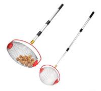 Rouleau supérieur de sélecteur de glands avec géométrie de tambour à rouler optimisée pour noix, noix de pécan, châtaignes, pommes de pin et balles de golf entre 1,9 cm et 3,8 cm (grand)