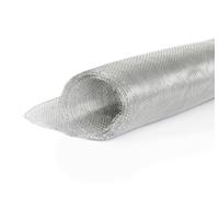 Rouleau Toile Moustiquaire robuste anti-insectes rigide en aluminium - Protection pour animaux, chat, chien. (1,40m x 5m)