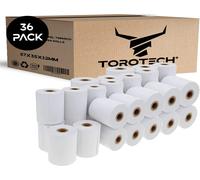 Rouleau Tpe Carte Bancaire-57x35x12mm-36 Rouleaux-Bobines Tickets Cb-Écologiques Sans Bpa-Papier Thermique Terminal De Paiement-Pour Imprimantes Sumup Pos Tpv (36)