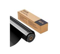 Rouleau Vinyle Thermocollant 30,48x1524cm Forte Adhérence et Large Application Noir