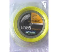 Yonex Bg 65 Titanium 200 M Badminton Reel String Jaune 0.70 mm