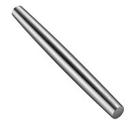 Rouleaux à Pâtisserie en Acier Inoxydable, Ustensile Patisserie Rolling Pin pour Le Fondant/Tarte Croûte/Cookie/Pâte à Tarte, Patisserie Accessoire en Acier Sécuritaire Alimentaire - 32.5CM