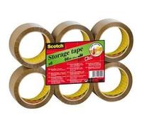 Rouleaux adhésif d'emballage 66m - Polypropylène acrylique - Lot de 6 G