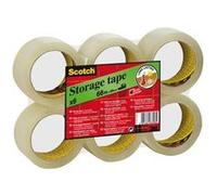 Rouleaux adhésif Polypropylène Acrylique Transparent 50mmx66m - lot de 6 Transparent G