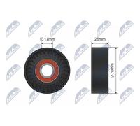 Rouleaux Attelage à Vis,Courroie Poly-V pour Chevrolet Daewoo Opel Antara Astra