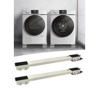 Rouleaux d’appareil Heavy Duty Meubles Machine à laver Chariot Extensible Réglable En Acier Chariot De Meubles Déménageur pour Machines À Laver, Sèche-Linge, Réfrigérateurs, Meubles