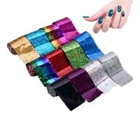 Rouleaux d'art des Ongles en Aluminium - Ensemble d'autocollants pour Ongles en Diamant - Autocollants pour Ongles en Diamant - Outil de Conception d'art des Ongles DIY | Femmes Filles Noël