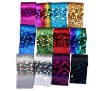 Rouleaux de - Autocollants pour Ongles en Aluminium, décalcomanies pour onglees au Design étoilé, décoration créative pour Ongles, kit de manucure adhésif, Accessoires de fête d'annivers