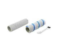 Rouleaux de balai pour aspirateur robot Ecovacs pour deebot X9 Pro - Ensemble de chiffons en microfibre réutilisables pour bois dur pour carrelage, sols en pierre, accessoires de nettoyage des poils