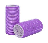 Rouleaux de Bigoudis, 2pcs Outil de Coiffure Bouclés Bricolage, Rouleaux de Bigoudis Auto-agrippants pour Cheveux Longs et Courts et Franges