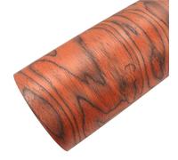 rouleaux de bois, Rouleau de placage bois 250 cm x 55 cm, épaisseur 0,25-0,45 mm, multicolore(Red,0.45mm-250cm-55cm)