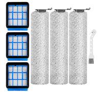 Rouleaux de Brosse et Filtres de Remplacement Pour Bissell CrossWave OmniForce & CrossWave OmniFind Aspirateur, Remplacement pour 3882/3883/3967F, 3x brosse + 3x filtres + 1x outil de nettoyage