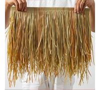 Rouleaux De Chaume De Palmier Artificiel,Artificiel Tuile De Chaume,Synthétique Toit De Chaume,Fausse Paille Décorative Pour Hawaïen Parasol Jardin(C,20Pcs)