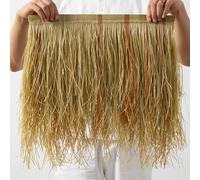 Rouleaux De Chaume De Palmier Artificiel,Artificiel Tuile De Chaume,Synthétique Toit De Chaume,Fausse Paille Décorative Pour Hawaïen Parasol Jardin(G,18Pcs)