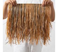 Rouleaux De Chaume De Palmier Artificiel,Artificiel Tuile De Chaume,Synthétique Toit De Chaume,Fausse Paille Décorative Pour Hawaïen Parasol Jardin(B,18Pcs)