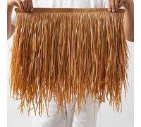 Rouleaux De Chaume De Palmier Artificiel,Artificiel Tuile De Chaume,Synthétique Toit De Chaume,Fausse Paille Décorative Pour Hawaïen Parasol Jardin(D,8Pcs)