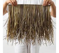 Rouleaux De Chaume De Palmier Artificiel,Artificiel Tuile De Chaume,Synthétique Toit De Chaume,Fausse Paille Décorative Pour Hawaïen Parasol Jardin(F,30Pcs)