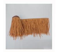 Rouleaux De Chaume Palmier Synthétique ，Toit en Chaume Mexicaine - Ignifuge - Toit en Paille pour Cabane Tiki, Bar, Jardin, Terrasse, Tonnelle, Mur(Yellow g,0.5x6m/1.64X19.7ft)