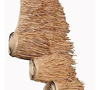 Rouleaux de chaume synthétique, Panneau de toit de chaume artificiel for ferme de bar de cabane Tiki 0,5 mx 1 m longueurs multiples 8-50 m(30m)