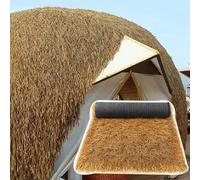 Rouleaux de chaume synthétique, Rouleau de chaume de palmier artificiel multicolore 0,5 m/1 m x 10 m/20 m(Yellow,1 * 10m)