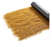 Rouleaux de chaume synthétique, Rouleau de chaume de palmier artificiel résistant au feu for cabanes, patios, clôtures, bricolage 1x(1-20) m(1x12m(39.4x472.4in))