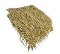 Rouleaux de chaume synthétique, Tuiles multicolores de chaume de paille de simulation de PVC de PE 3/6/8/10/30 pièces for le patio de jardin de barre de Tiki(C,30pcs)