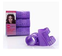Rouleaux de Cheveux Torsadés 3 Packs 18 Pièces Dia Snap On Bigoudi à vapeur Perm Rods avec pinces de serrage Rouleaux magiques