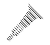 Rouleaux de clarinette, kit de vis de clarinette en acier inoxydable 13 rouleaux pour améliorer la capacité manuelle de remplacer les vieilles pièces de clarinette sales endommagées