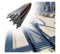 Rouleaux de convoyeur en acier inoxydable de 2,5 cm (1 pouce) - Pièces de rechange for le travail du bois et l'industrie - Longueurs de 30 à 60 cm (12 à 24 pouces)(10pack-Dia25MMxL400MM)