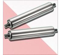 Rouleaux de convoyeur en acier inoxydable - Lot de 2 rouleaux de renvoi robustes non entraînés 50 mm de diamètre et 600 mm de longueur pour un usage commercial