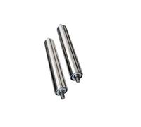 Rouleaux de convoyeur non alimentés en acier inoxydable de 7,6 cm de diamètre, rouleaux de manutention de matériaux robustes en métal antirouille (400 x 440 x 76 mm)