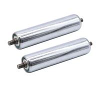 Rouleaux de convoyeur Non motorisés en Acier Inoxydable - Rouleaux de Rechange de 60 mm de diamètre pour projets de Bricolage et Transport d'objets - Accessoires pour Bandes transporteuses