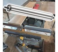 Rouleaux de convoyeur Remplacement du rouleau de convoyeur à bois de 25 mm de diamètre, Installation facile des rouleaux en acier inoxydable, Taille Personnalisable(Pack of 2,10cm (3.9in))